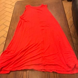 Red Sleeveless Dress